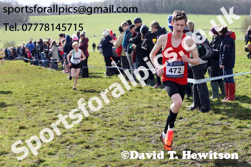 Boys under-13s 2019 British Athletics Inter Counties Cross Country, Prestwood Hall, Loughborough. Photo:  David T. Hewitson/Sports for All Pics